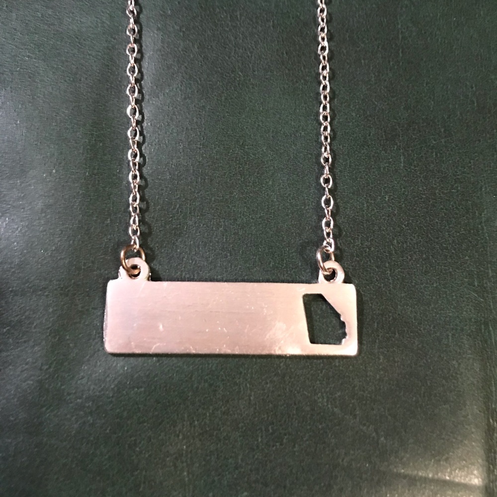 Silver State GA Necklace